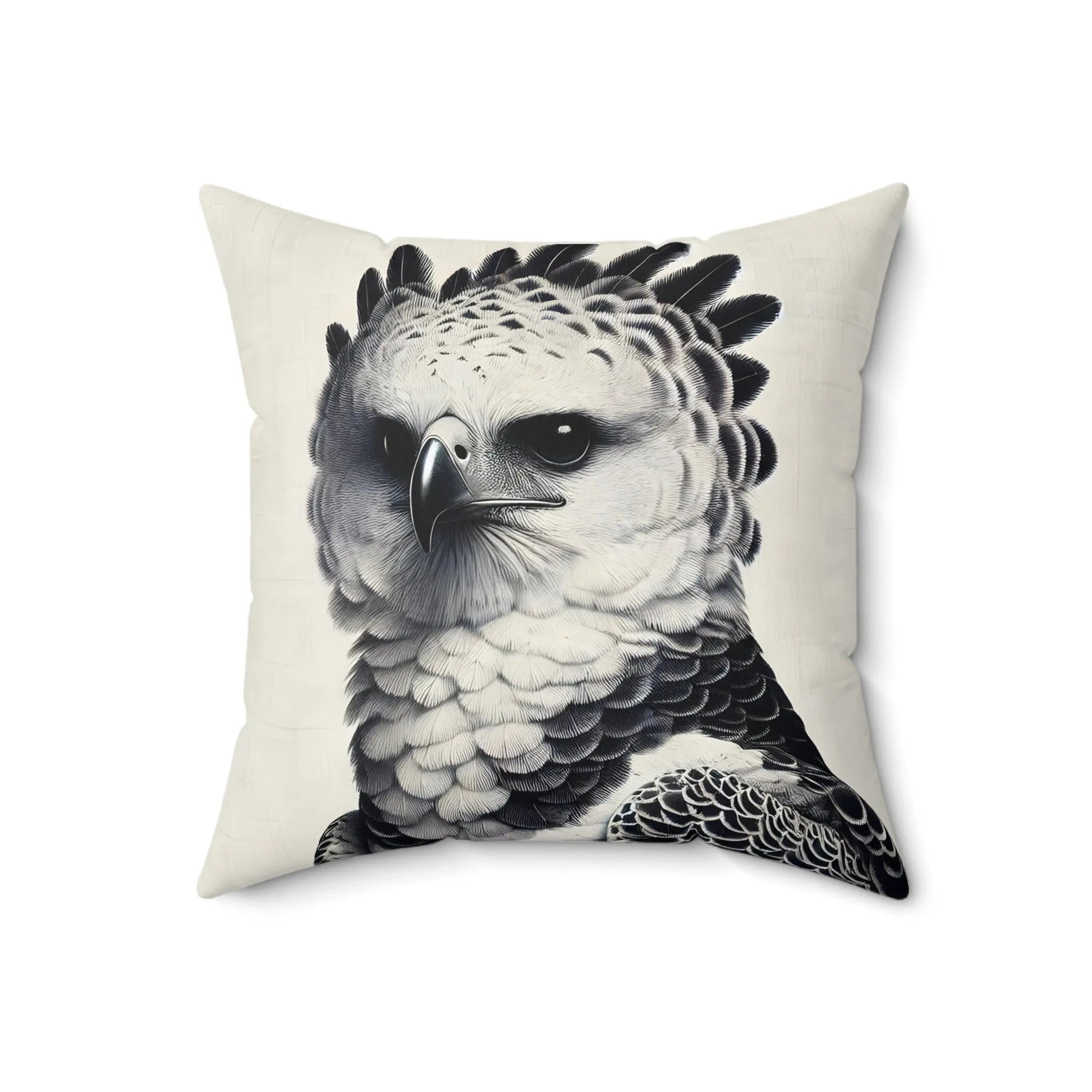 Elegant Eagle in a Tuxedo Design Pillow