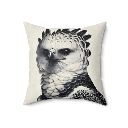 Elegant Eagle in a Tuxedo Design Pillow
