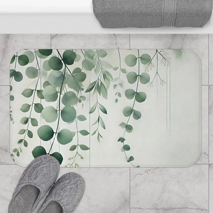 Botanical Greenery Bath Mat