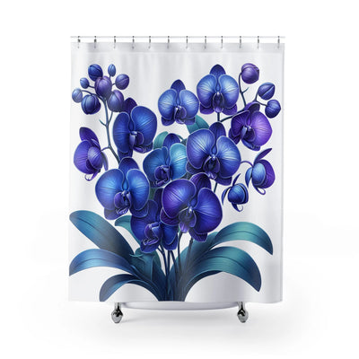 Blue Orchid Shower Curtain