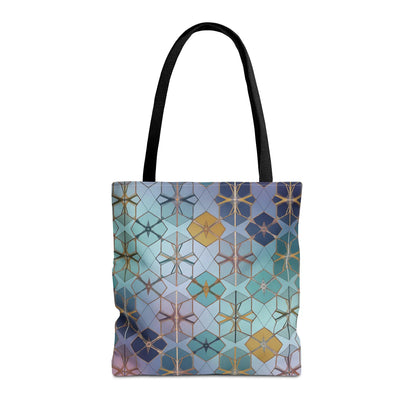 Geometric Moroccan Tile Pattern Tote Bag