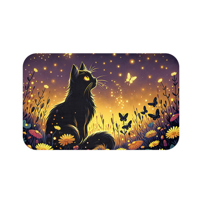 Whimsical Cat Bath Mat