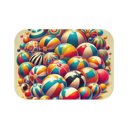 Colorful Beach Ball Bath Mat