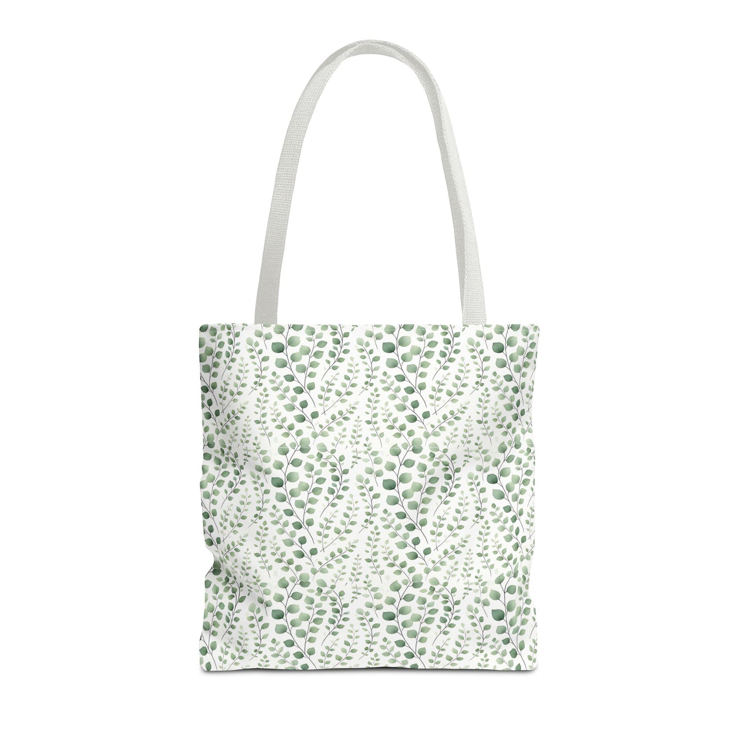 Watercolor Eucalyptus Pattern Tote Bag