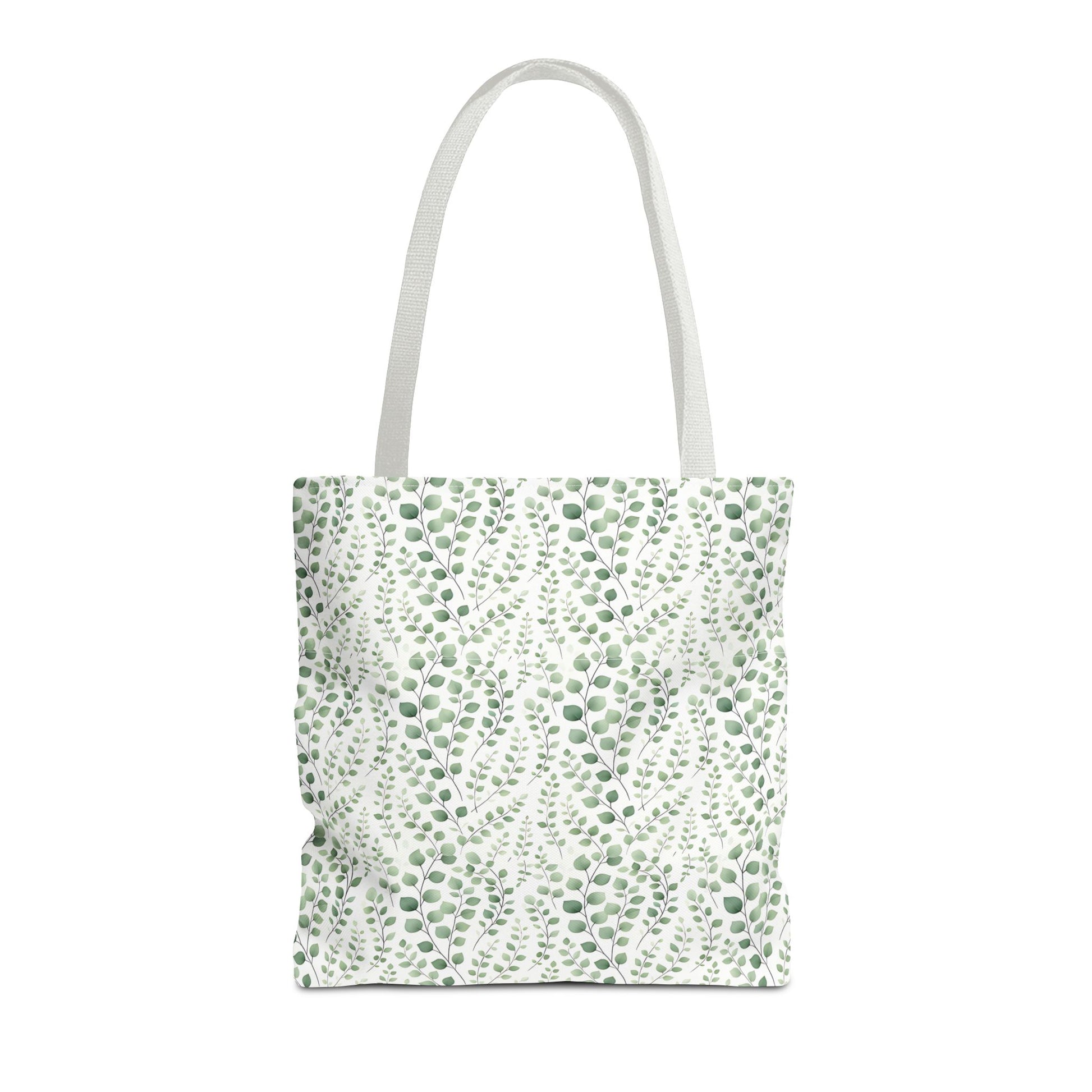 Watercolor Eucalyptus Pattern Tote Bag