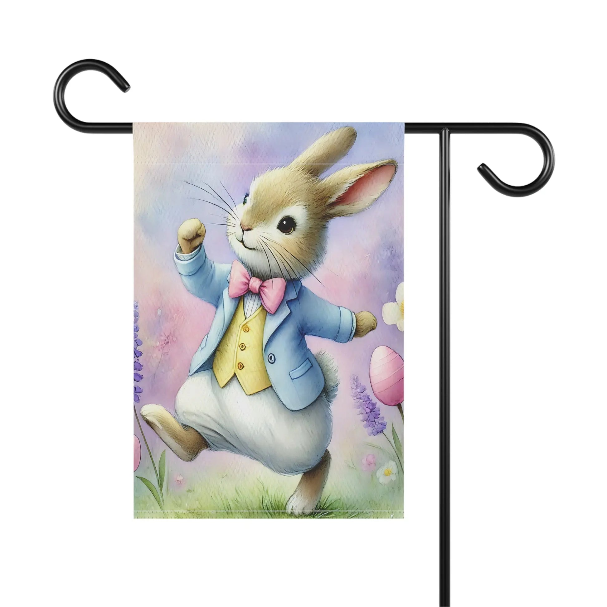 Whimsical Bunny Garden Banner