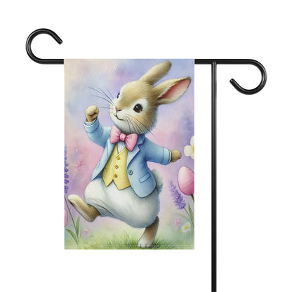 Whimsical Bunny Garden Banner