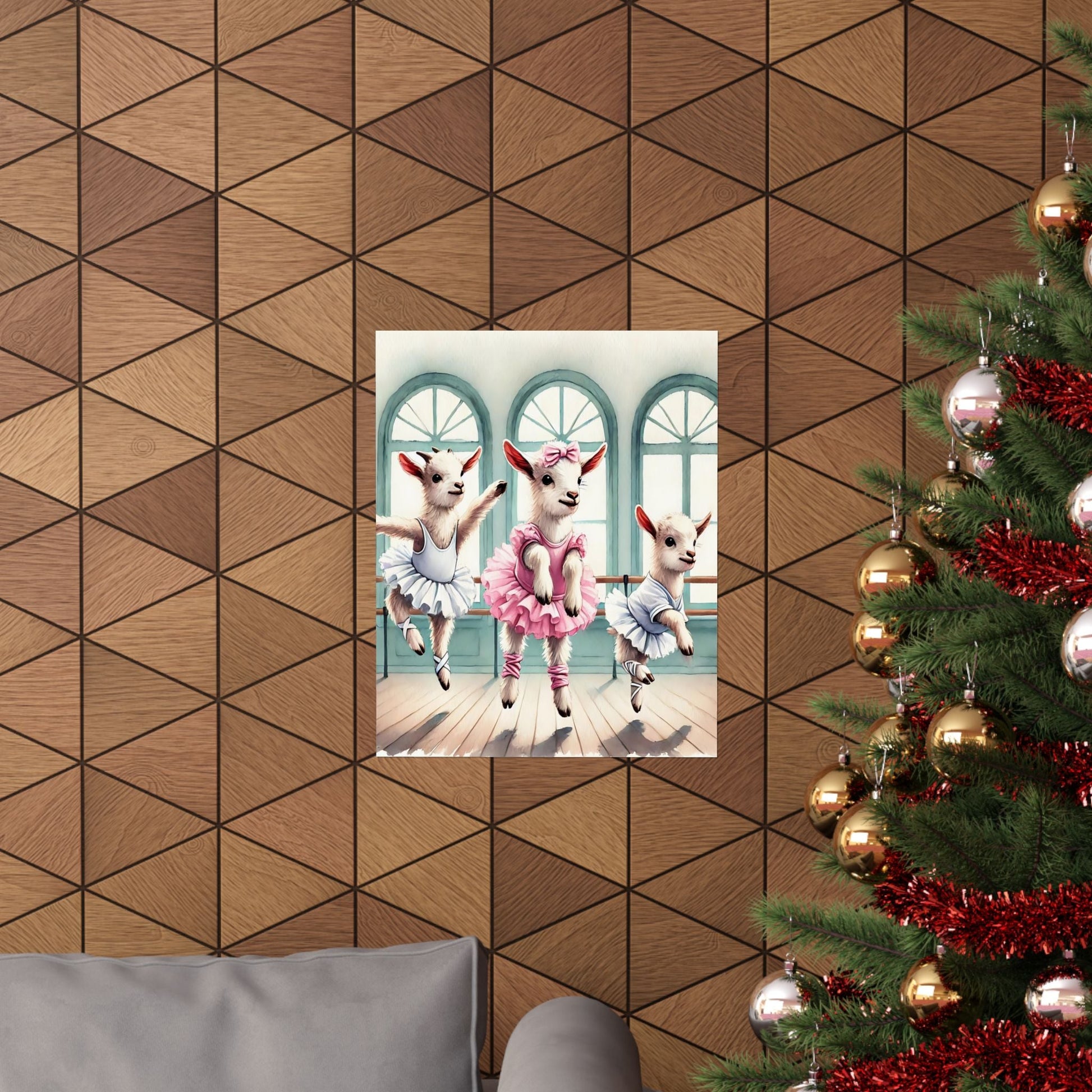 Ballet Goat Art Print