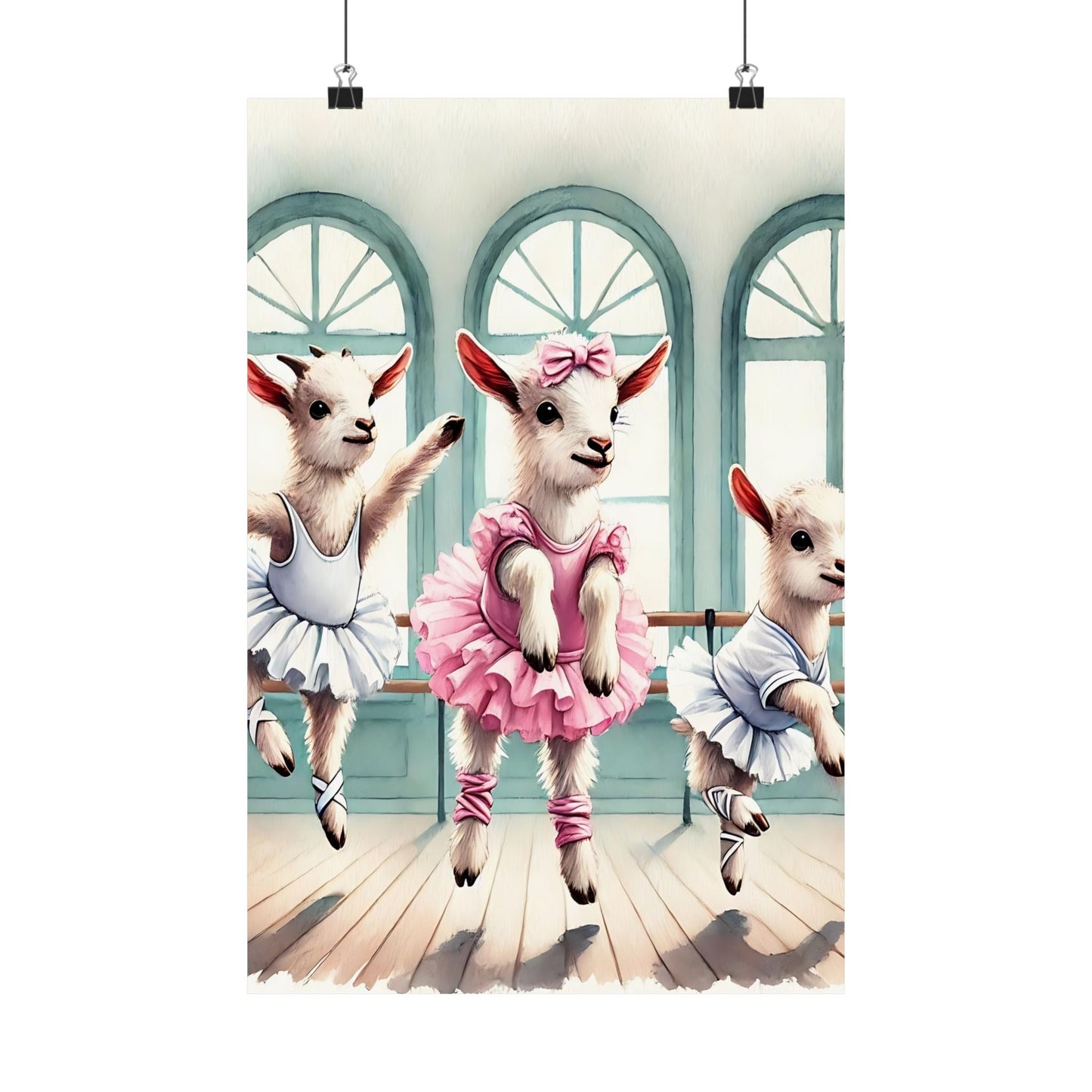 Ballet Goat Art Print