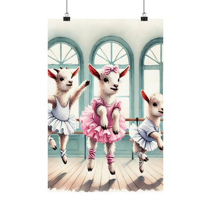 Ballet Goat Art Print