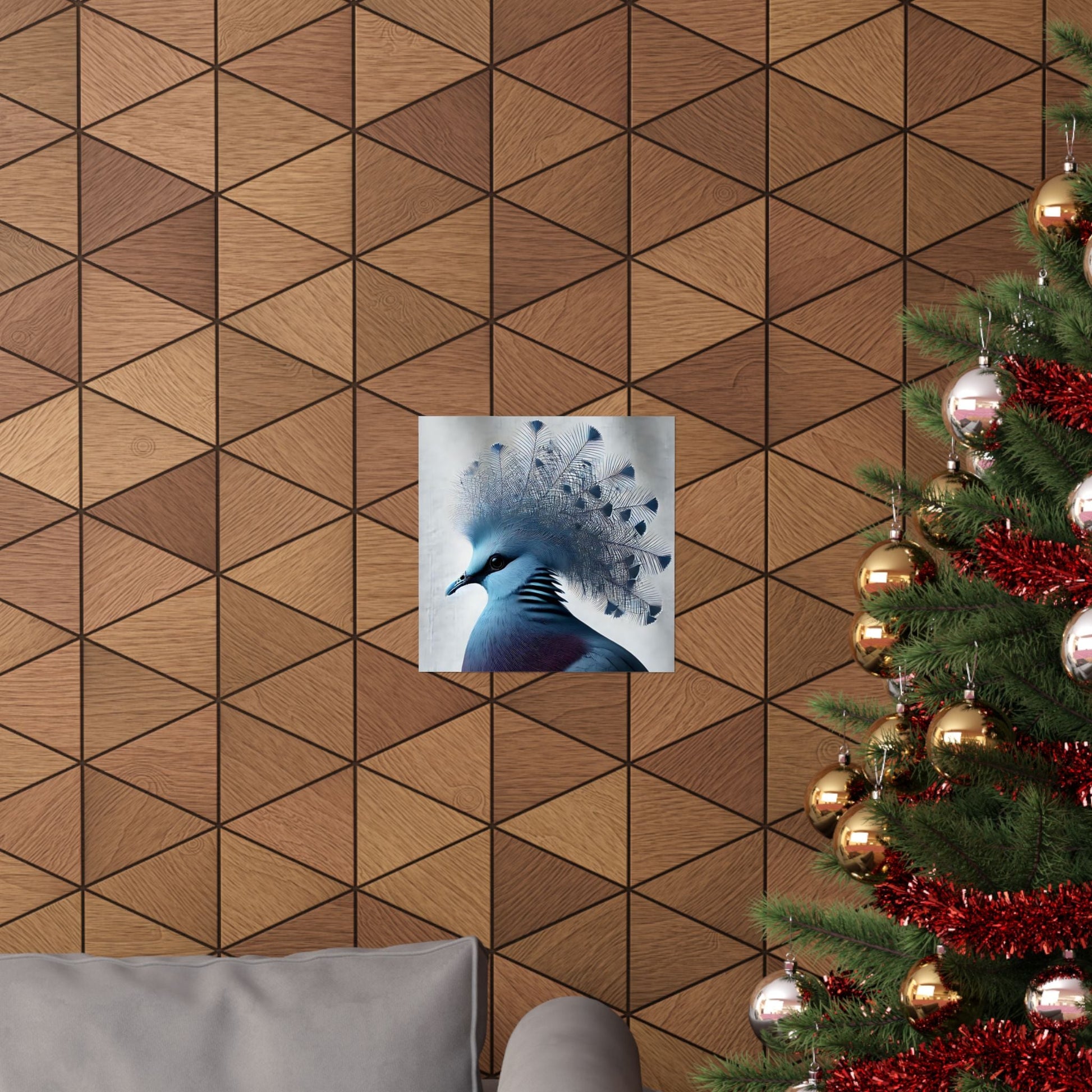 Artistic Bird Print Poster