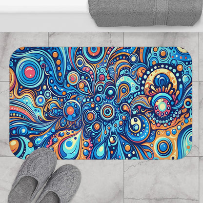 Colorful Bohemian Bath Mat