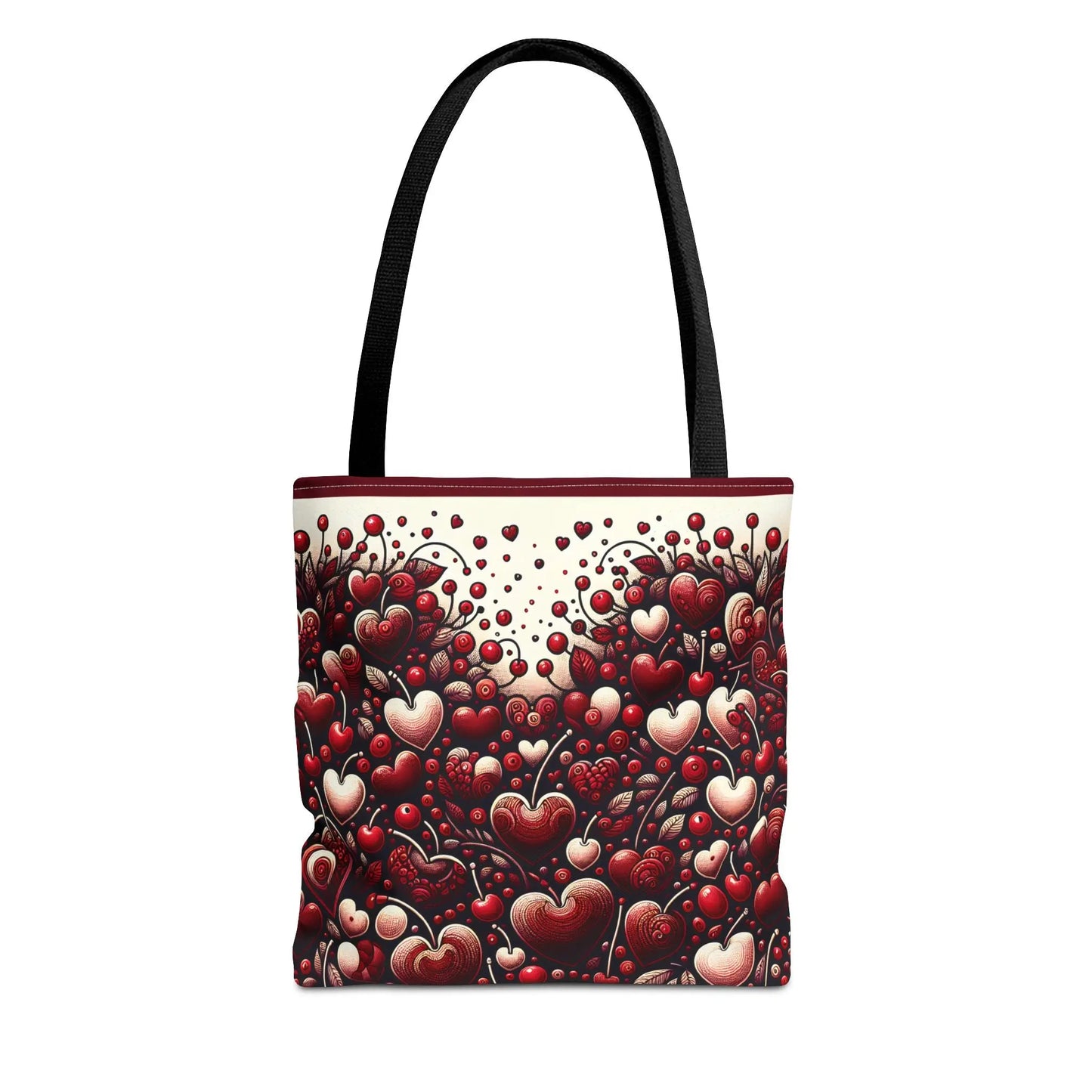 Cherry Hearts Tote Bag