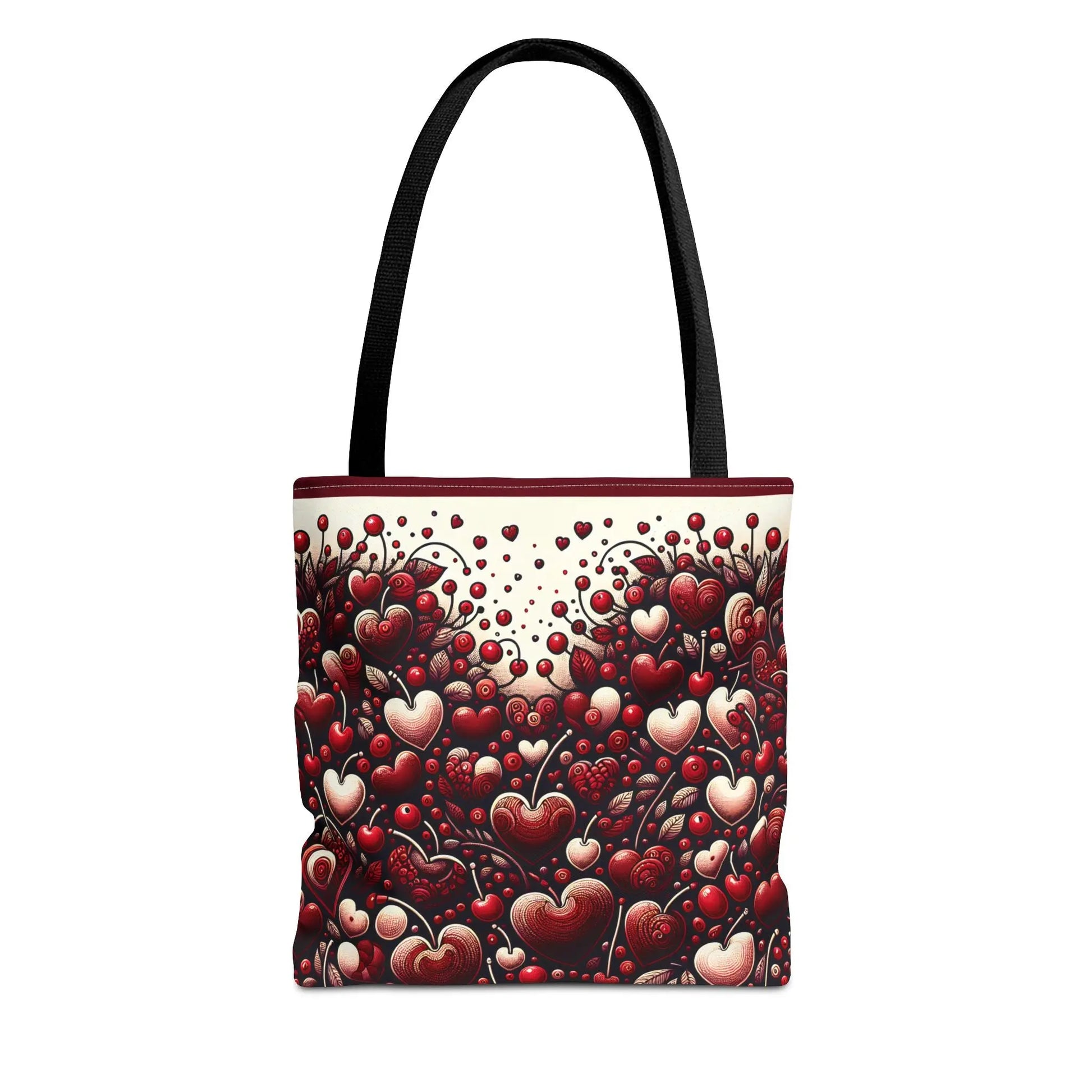 Cherry Hearts Tote Bag