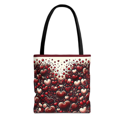 Cherry Hearts Tote Bag