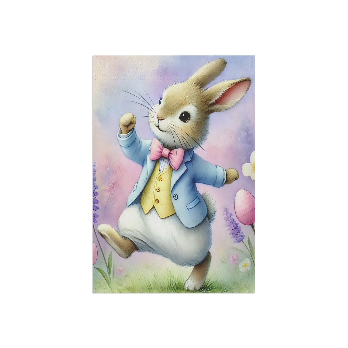 Whimsical Bunny Garden Banner