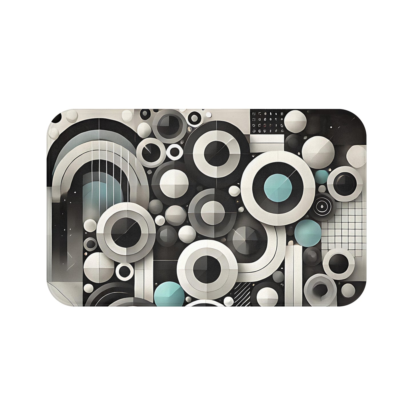 Modern Geometric Bath Mat