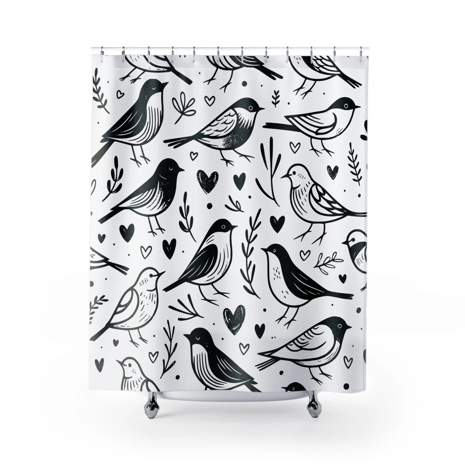 Whimsical Bird Shower Curtain