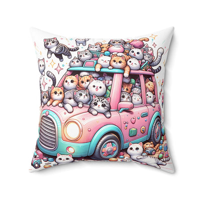Cute Cat Car Pillow