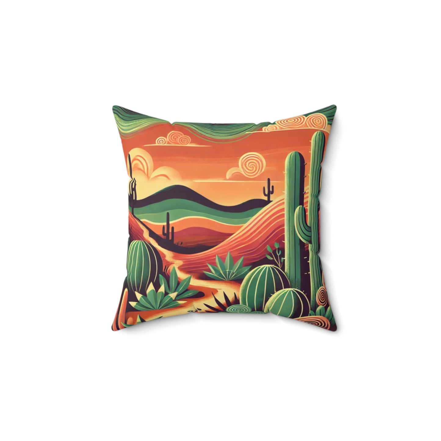 Desert Vibes Throw Pillow