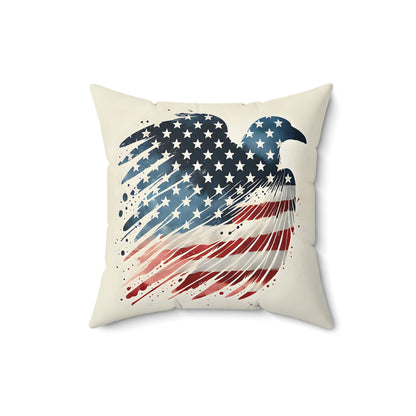 Patriotic Eagle Pillow