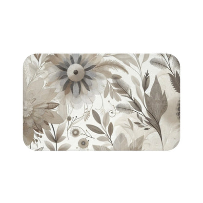 Elegant Floral Bath Mat