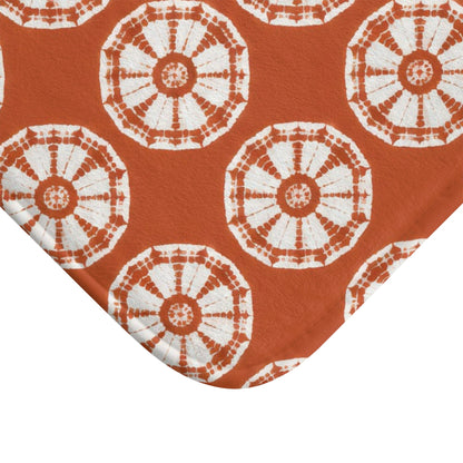 Japanese Shibori Terracotta Bath Mat