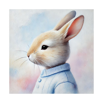 Adorable Bunny Art Print // Whimsical Home Decor // Bedroom...