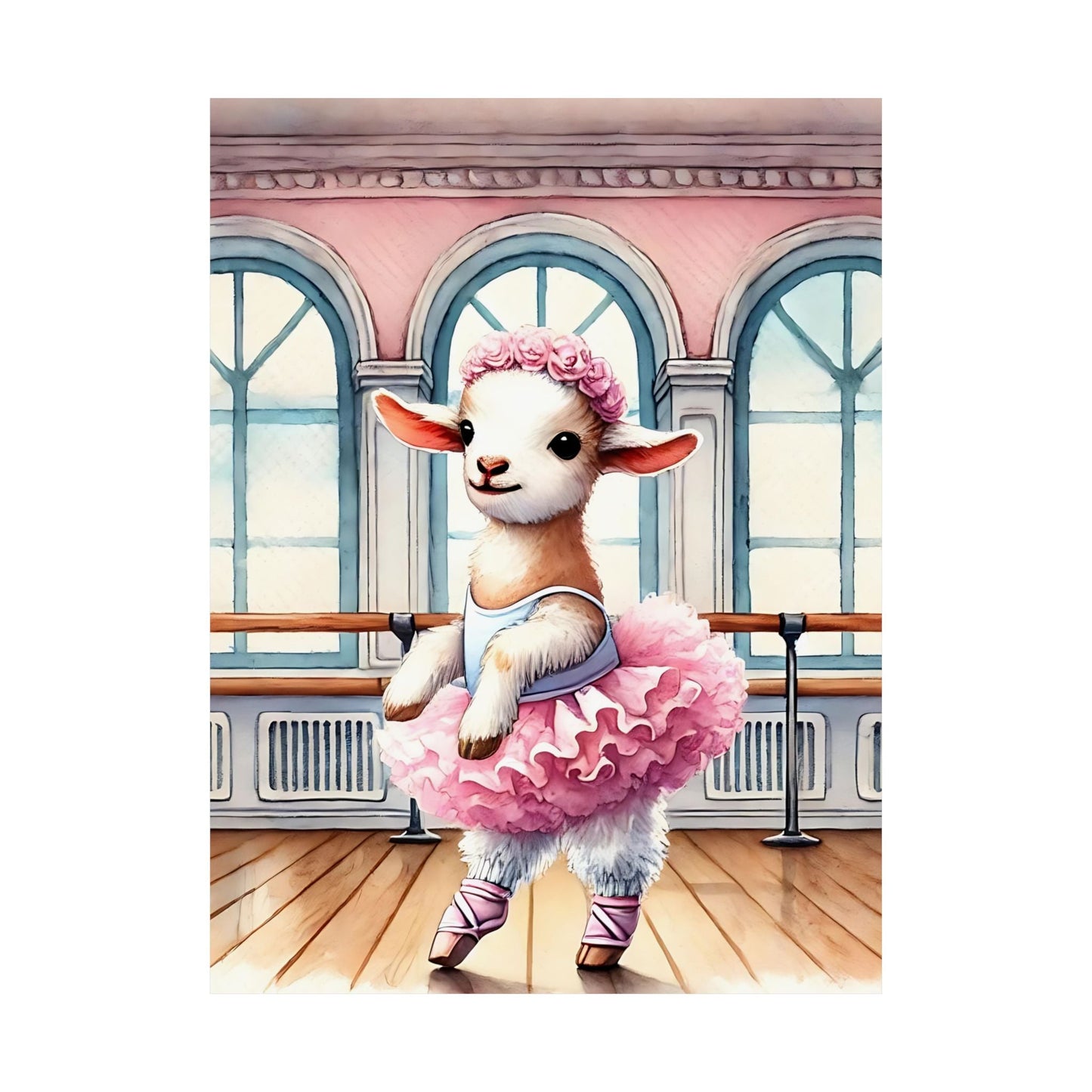 Ballet Lamb Vertical Poster