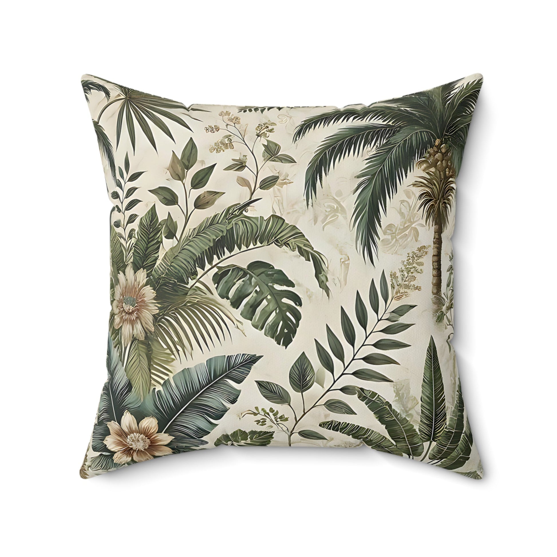 Tropical Leaf Decor Pillow