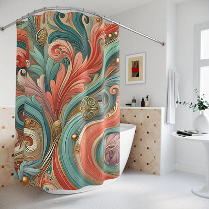Swirl Shower Curtains