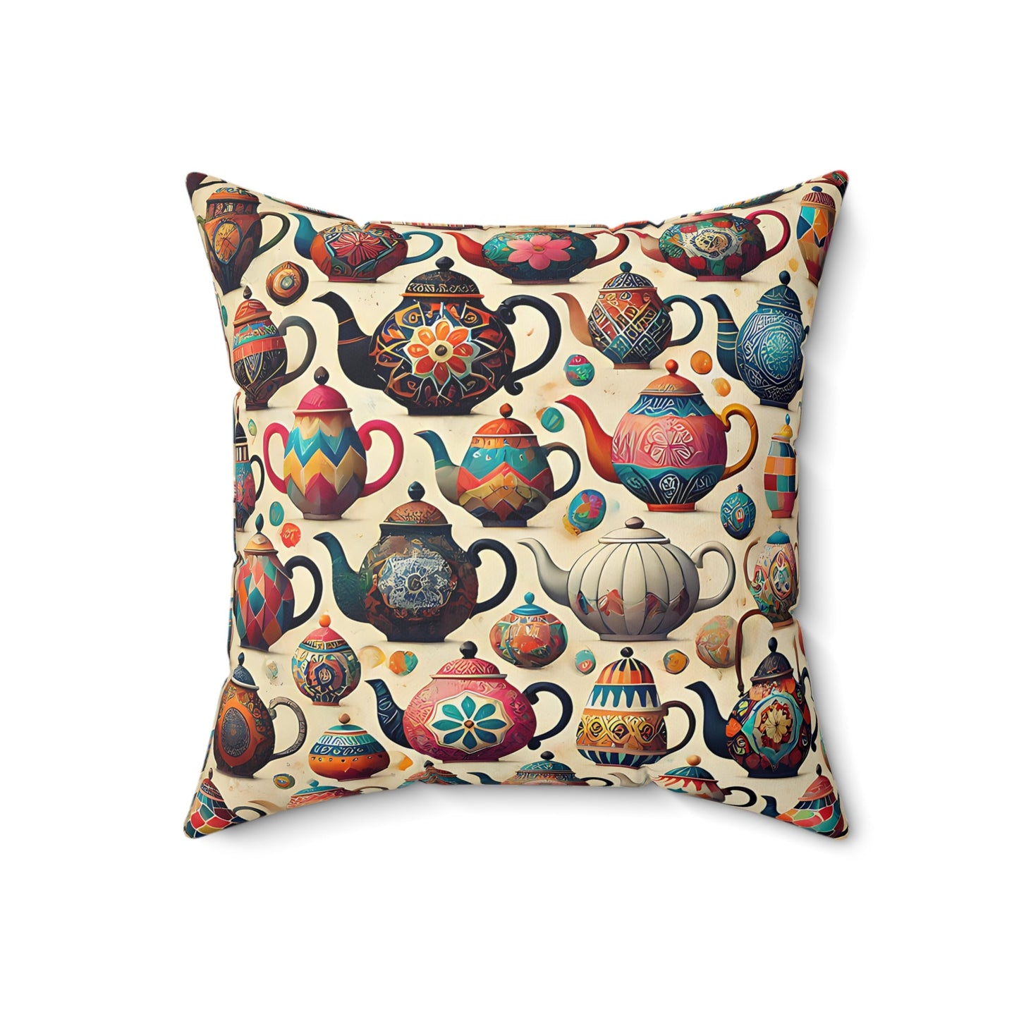 Teapot Collection Pillow