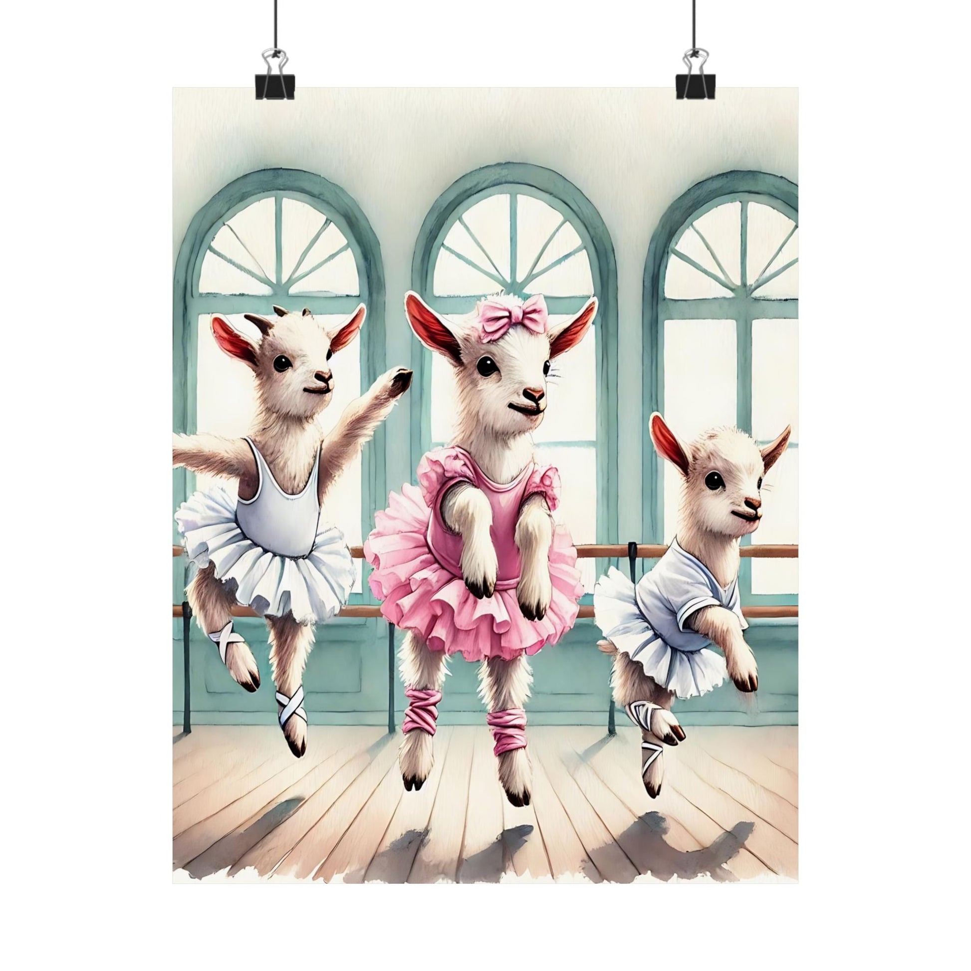 Ballet Goat Art Print