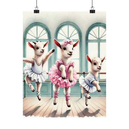 Ballet Goat Art Print