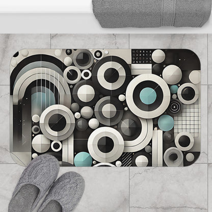 Modern Geometric Bath Mat