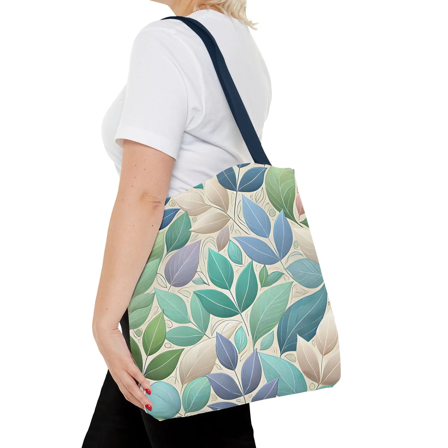 Pastel Leaf Tote Bag