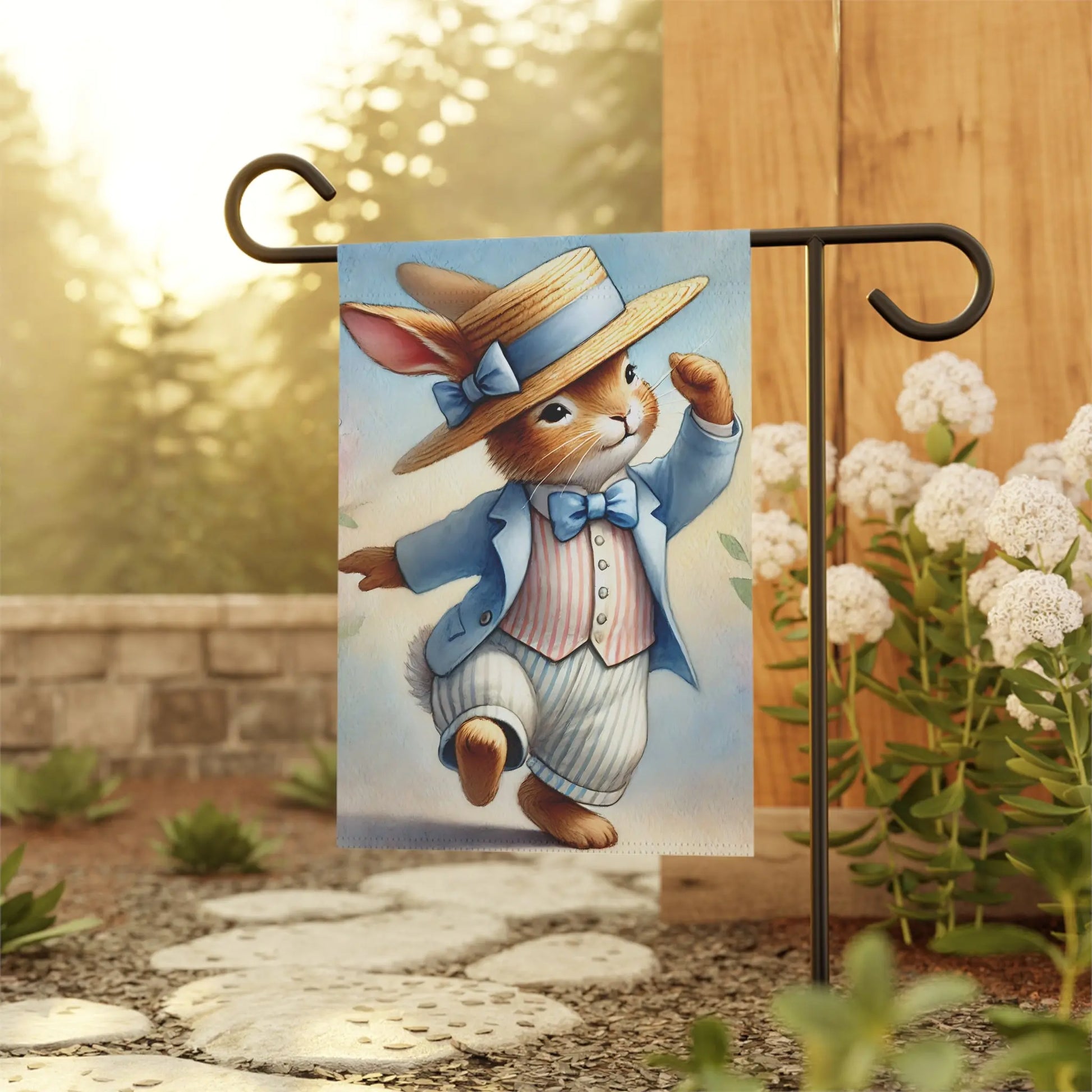 Whimsical Garden Flag