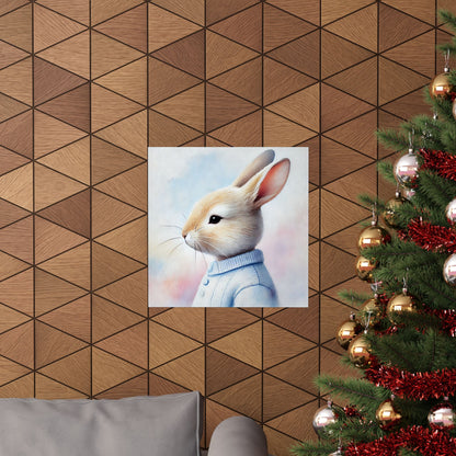 Adorable Bunny Art Print // Whimsical Home Decor // Bedroom...