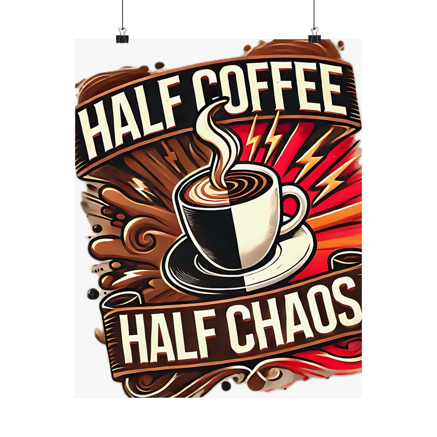 Coffee Chaos Poster