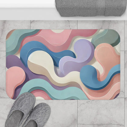 Pastel Colored Bath Mat