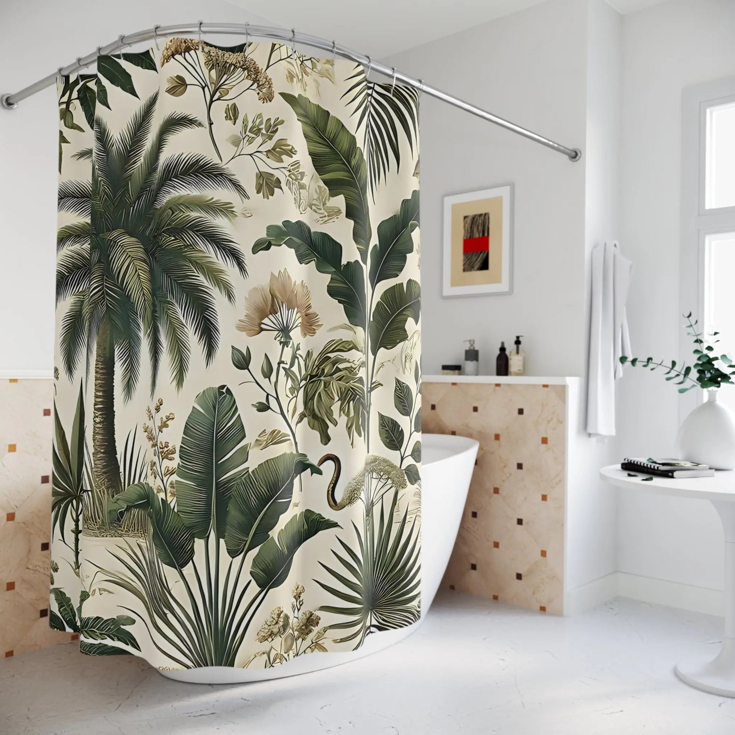 Tropical Oasis Shower Curtain
