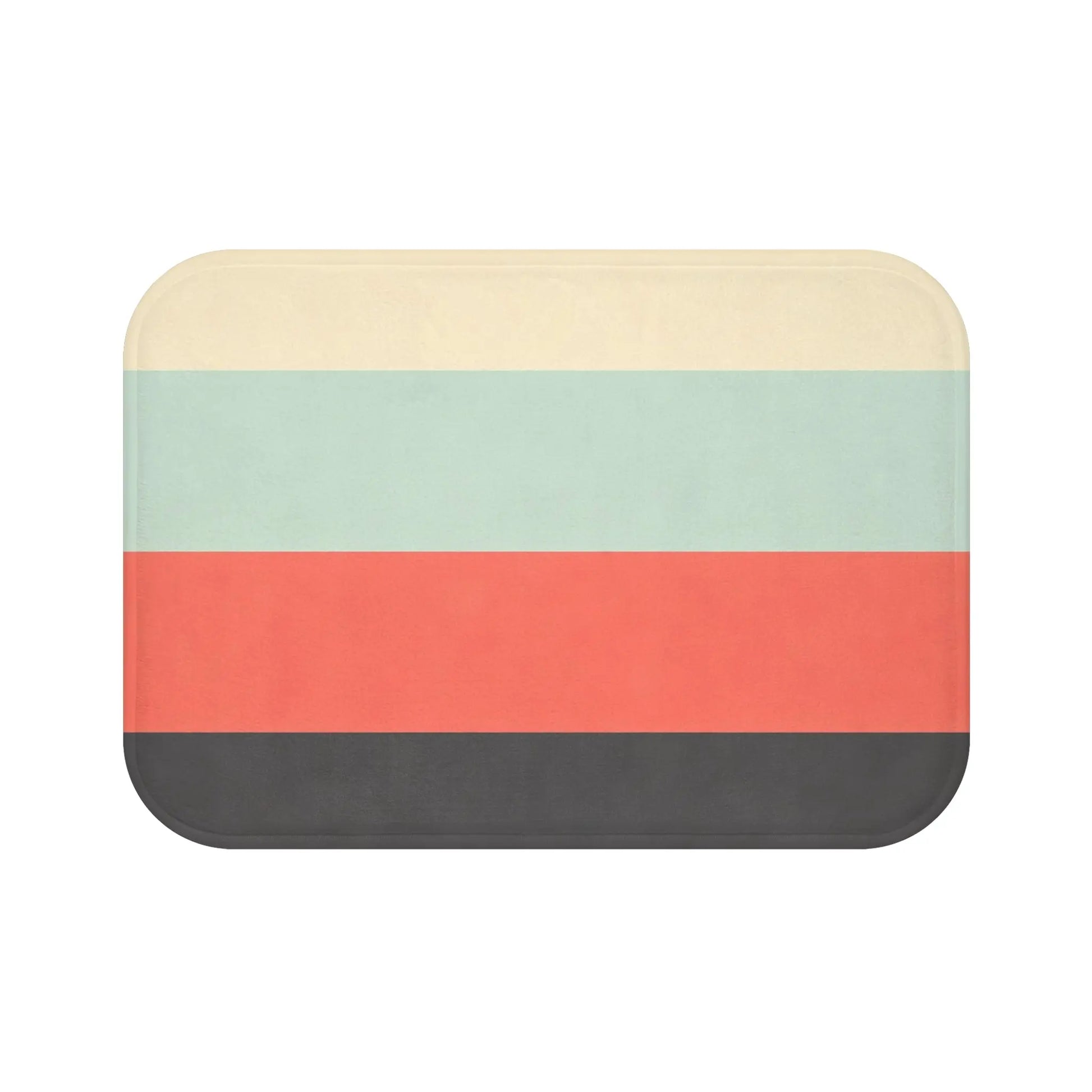 Retro Color Block Bath Mat