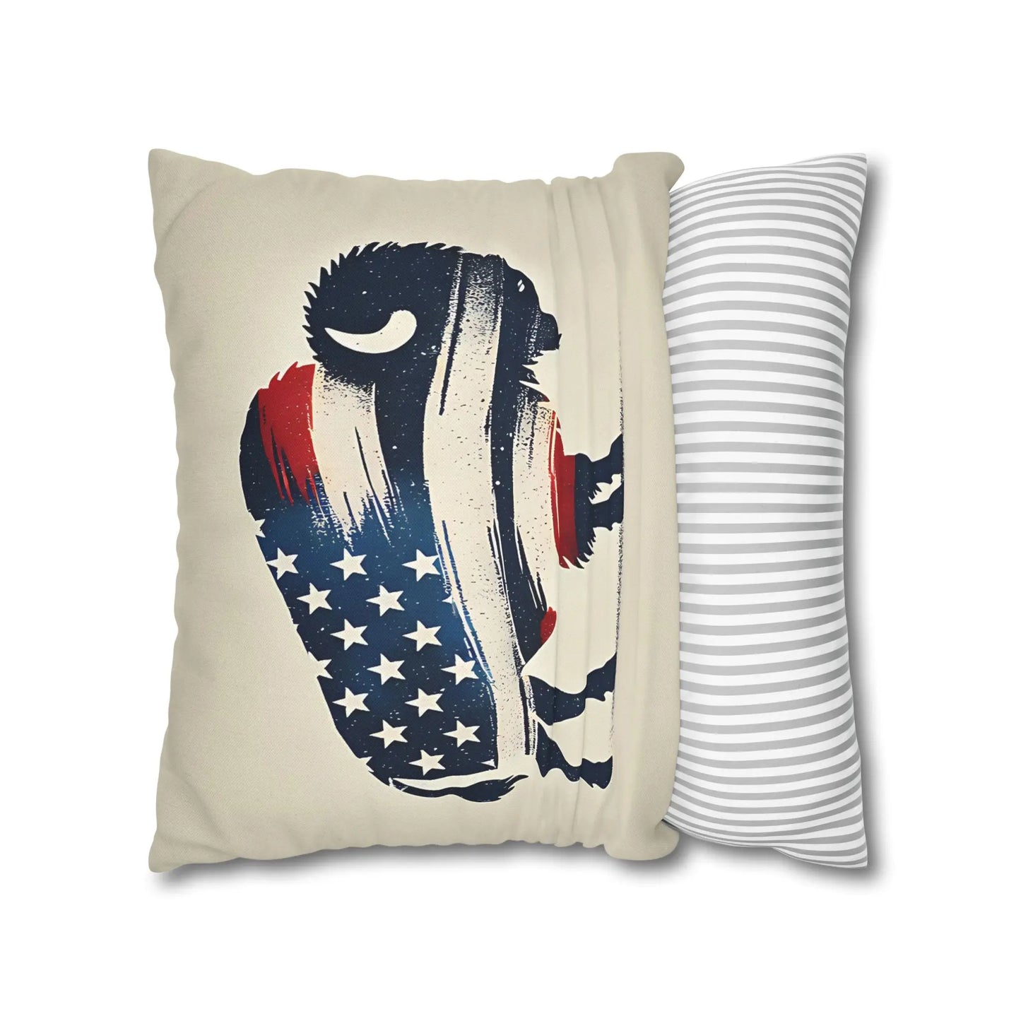 American Flag Buffalo Pillowcase