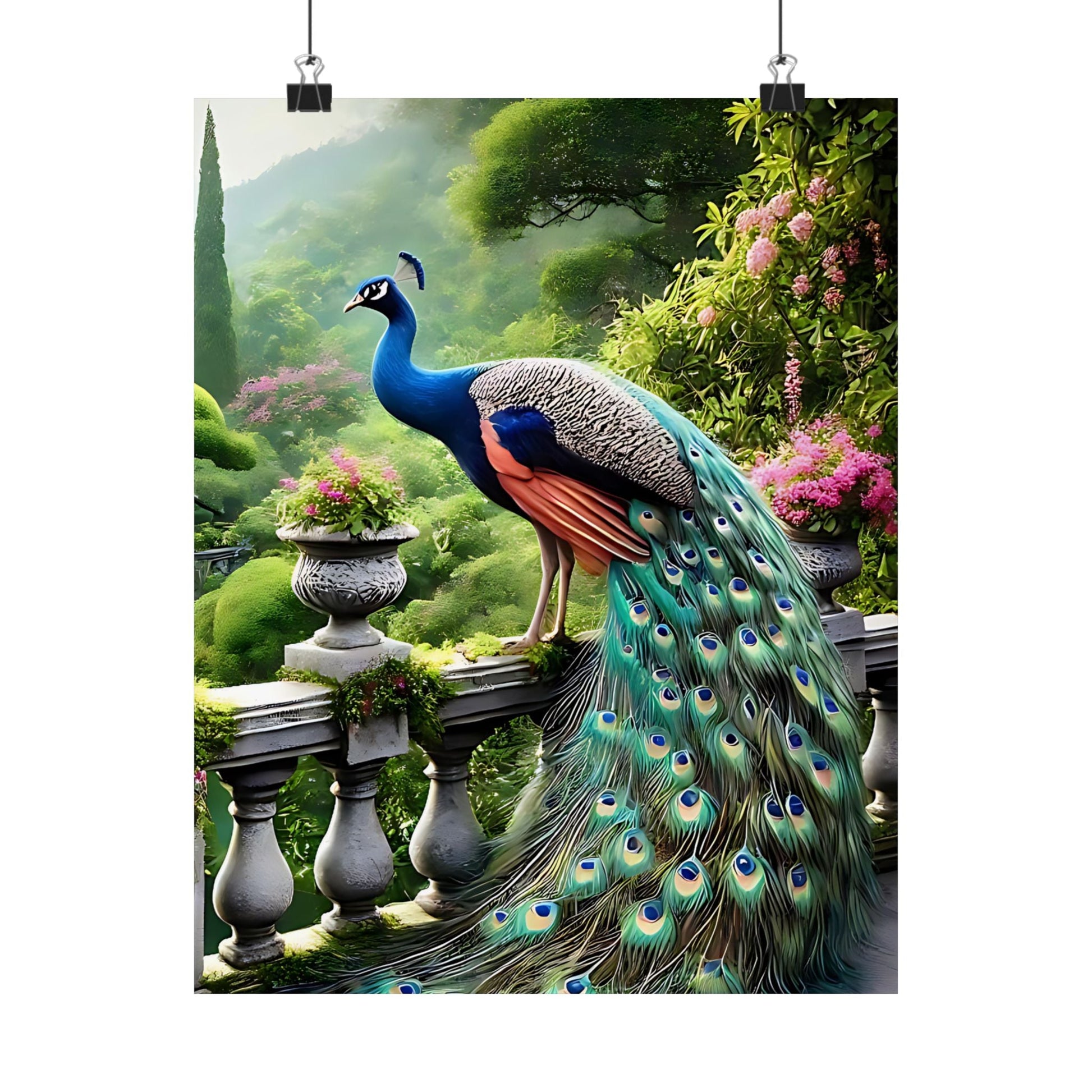 Peacock Art Home Decor