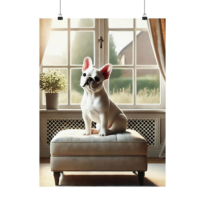 French Bulldog Matte Vertical Poster
