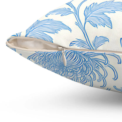 Chic Floral Accent Pillow