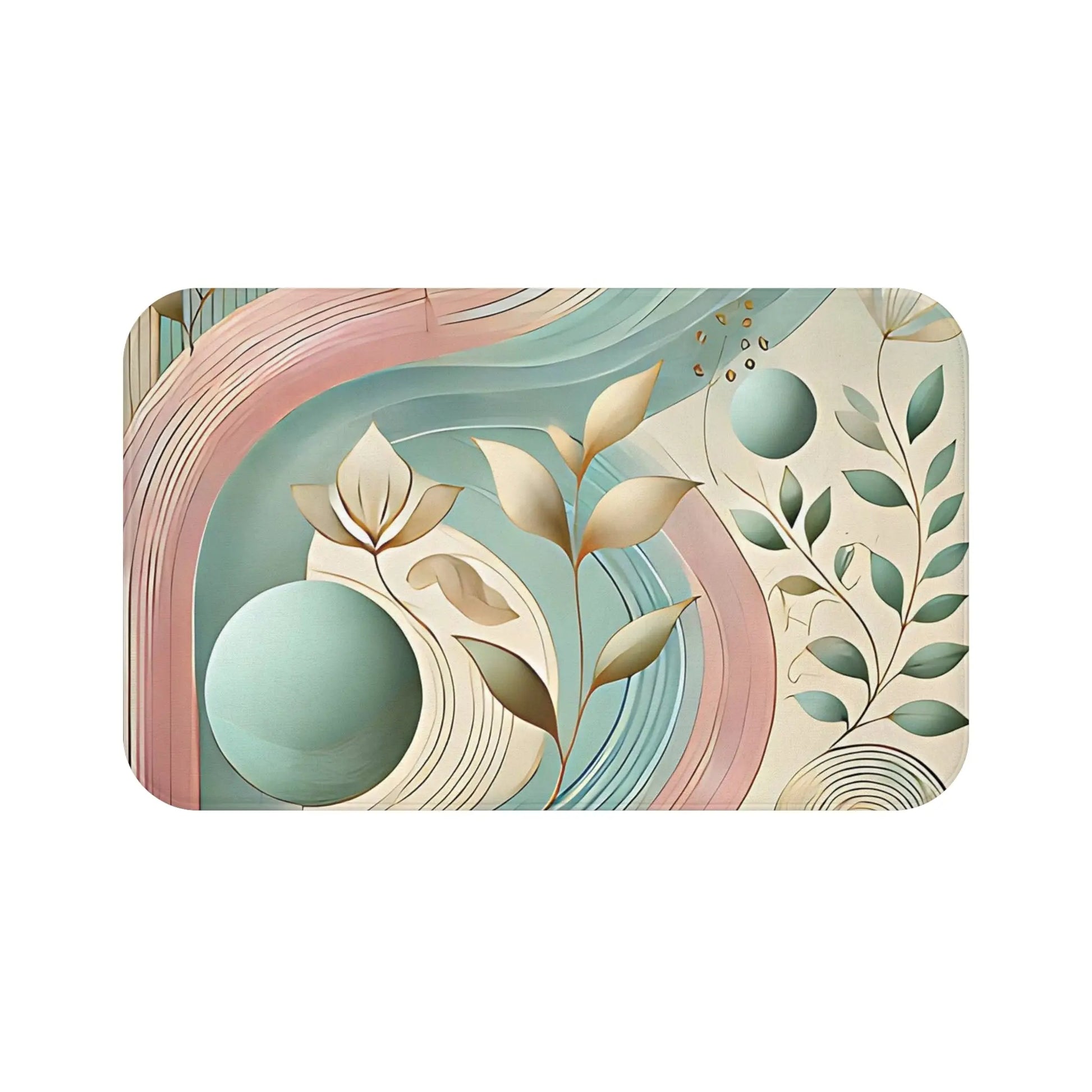 Bohemian Floral Bath Mat