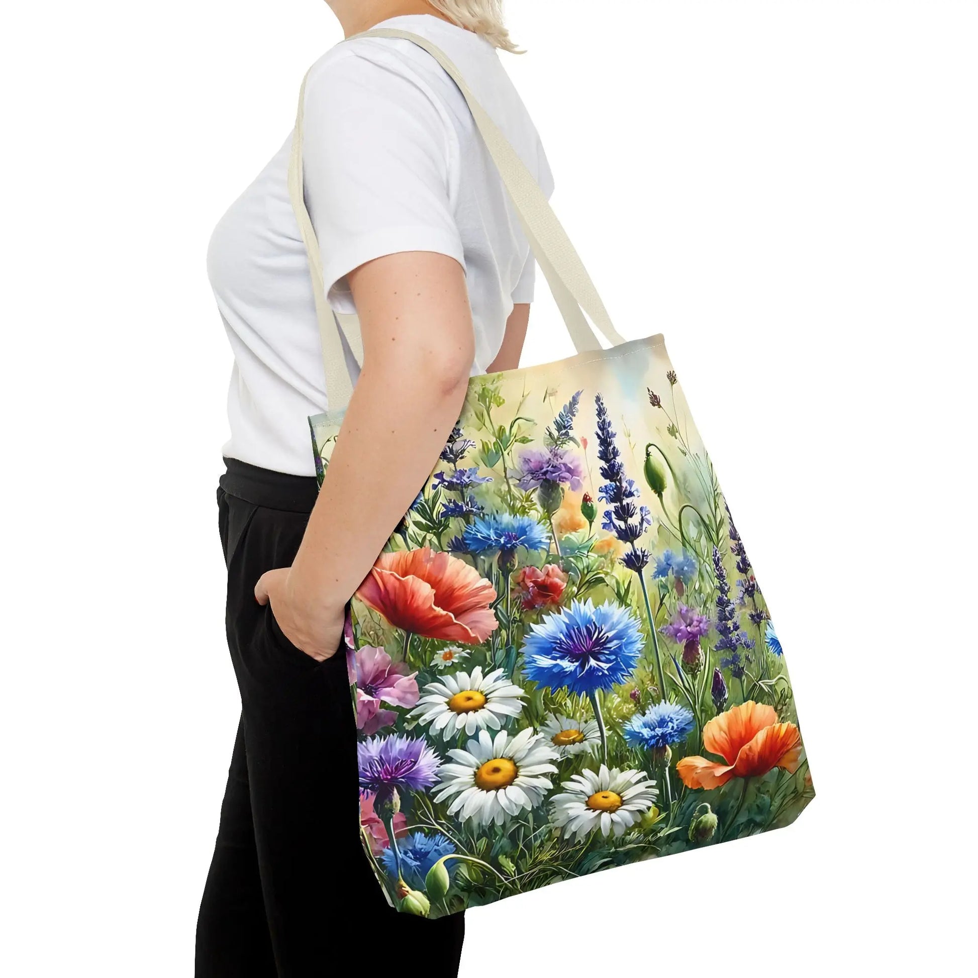 Vibrant Floral Tote Bag