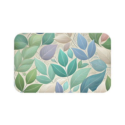 Botanical Leaf Bath Mat