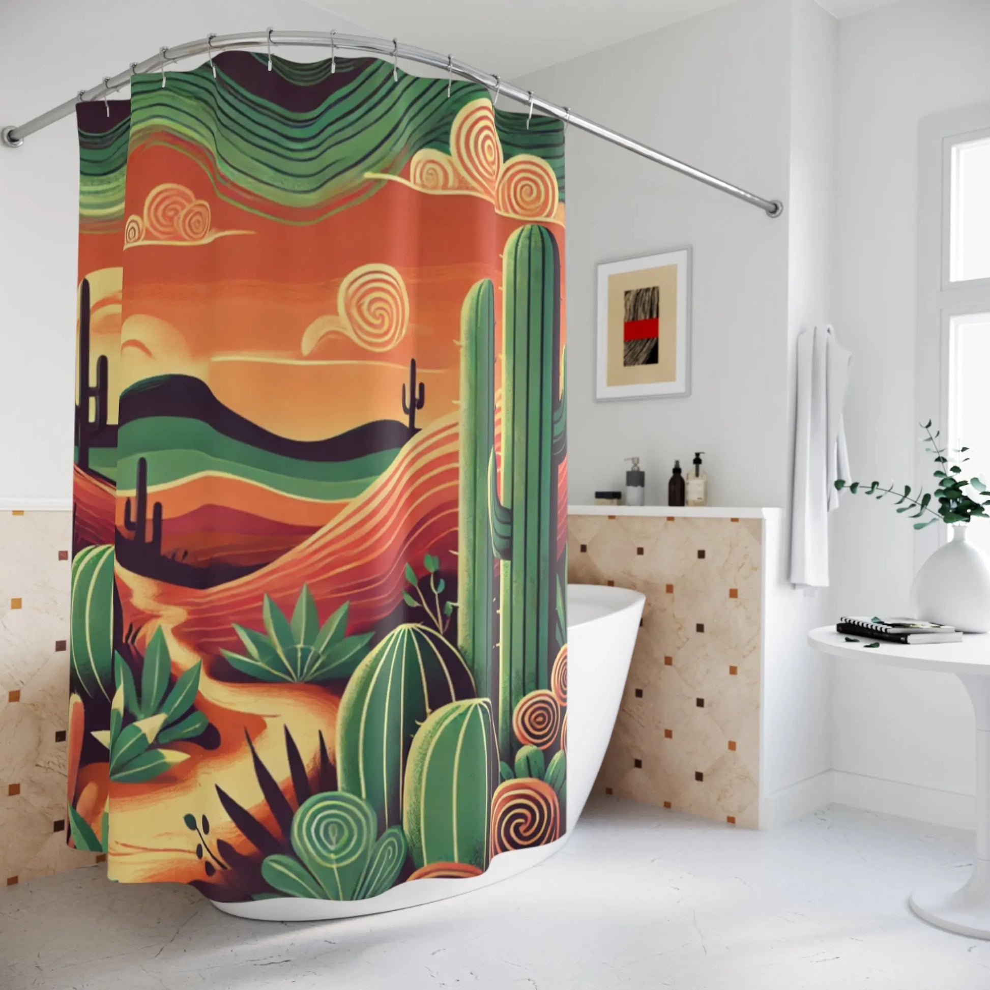 Desert Oasis Shower Curtain